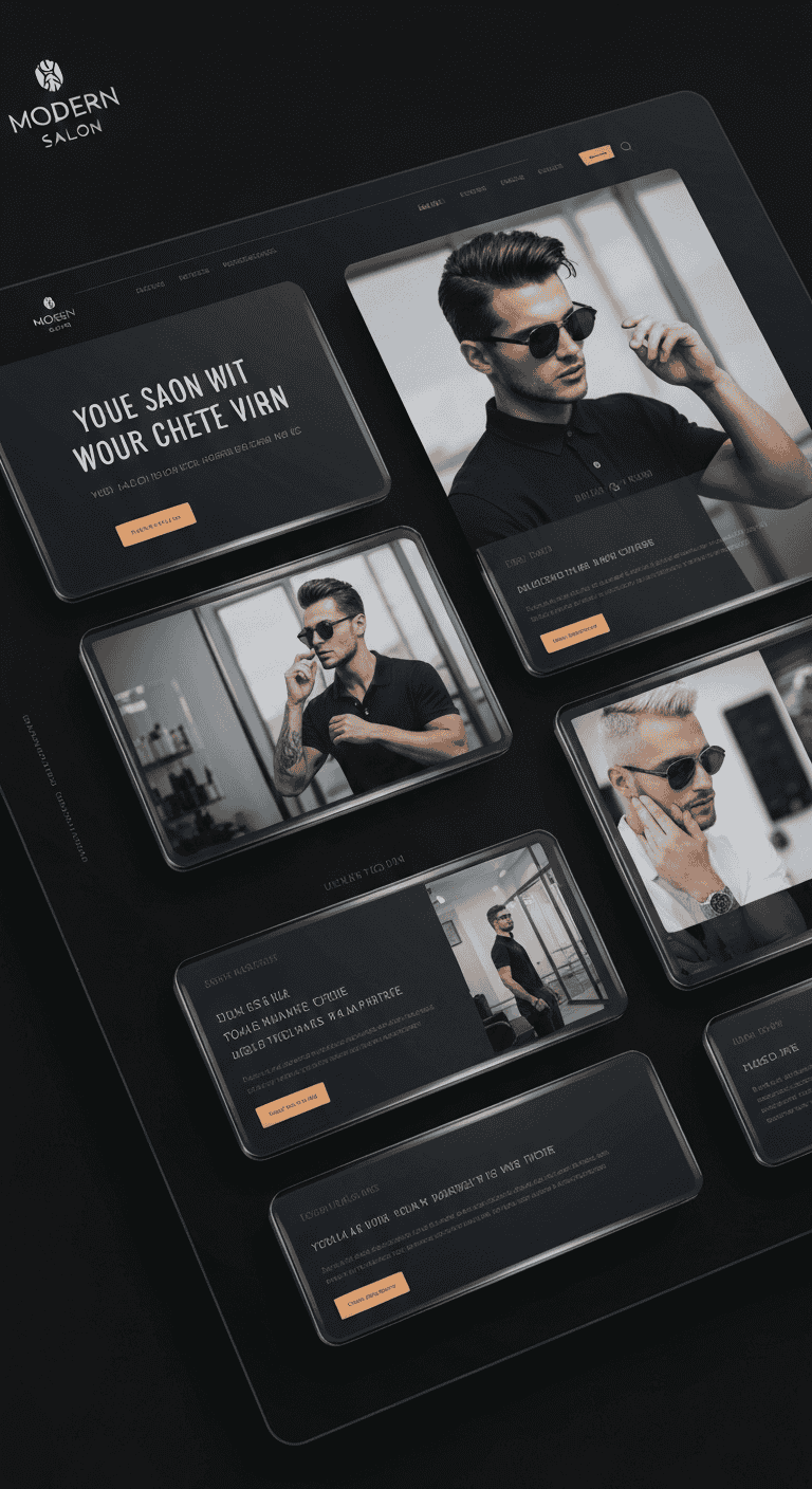 メンズエステHP モバイル画面